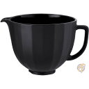 【 先着55名! 2日間限定ゾロ目555円クーポン】キッチンエイド ミキサー用セラミックボウル 4.7L 黒 KitchenAid KSM2CB5PBS 送料無...