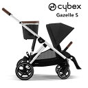 【 先着55名! 2日間限定ゾロ目555円クーポン】CYBEX サイベックス Gazelle S ベビーカー ガゼルS Color : Moon Black (...