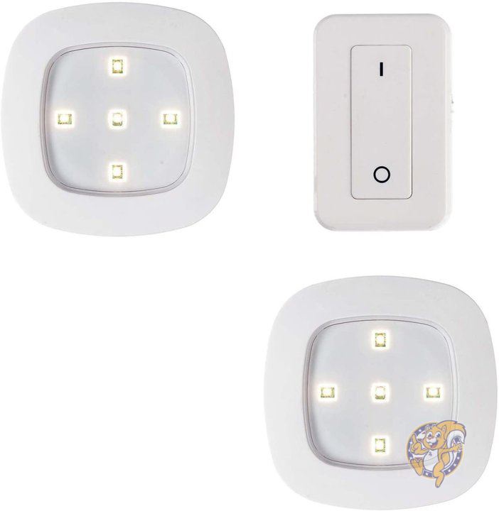 リモコン式 ワイヤレス LEDライト 3ピースセット Light It! By Fulcrum 送料無料