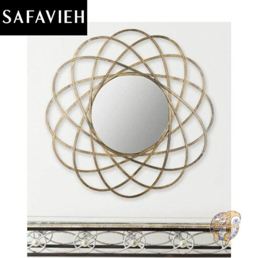【Safavieh】ウォールミラー 壁掛け 鏡 81.3cm アンティーク 送料無料 【Safavieh】ウォールミラー 壁掛け 鏡 81.3cm アンティーク 送料無料