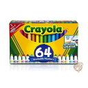 【 先着55名! 2日間限定ゾロ目555円クーポン】クレヨラ Crayola ウォッシュブル 水で落ちる マーカー バラエティー パック 58-8180 並行輸...