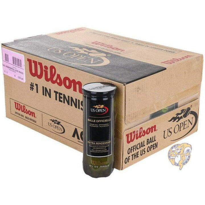 【クーポン配信中】ウイルソン Wilson テニス ボール プレッシャーライズド US オープン エクストラ デューティー並行輸入品 送料無料