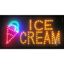 【14-15日限定!1000円クーポン20名様】イーオンセールドットコム ネオンサイン e-onsale.com アイスクリーム LED ライト 送料無料