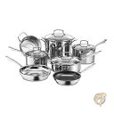 【14-15日限定!1000円クーポン20名様】Cuisinart クイジナート 89-11 プロフェッショナル ステンレス調理鍋セット 11点セット 蓋付 送料無料