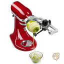 【 先着55名! 2日間限定ゾロ目555円クーポン】KitchenAid KSM1APC Spiralizer Attachment with Peel Cor...