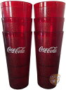 コカ・コーラ レッドプラスチック製タンブラーカップ Coca-Cola 6点セット591ml 送料無料