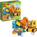 【14-15日限定!1000円クーポン20名様】レゴ デュプロ ダンプカーとショベルカー LEGO DUPLO 10812 ブロック おもちゃ 送料無料