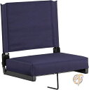 パッド入りコンパクトチェア Flash Furniture XU-STA-NVY-GG 折りたたみ式 送料無料