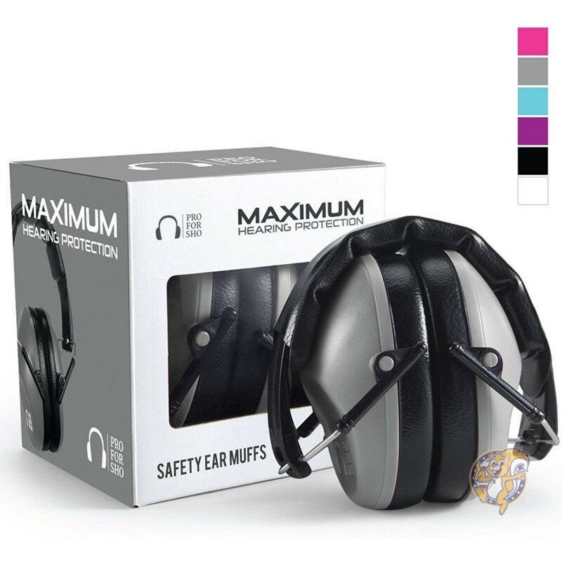 【ポイント3倍4日&5日】34dB防音イヤーマフ Pro For Sho PAS-GY 軽量耳保護 送料無料