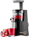 【15日限定555円クーポン】ヒューロム スロージューサー HUROM H-AA 低速ジューサー 酵素 フルーツ マットブラック 送料無料