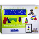 【先着30名様!全品555円OFF】木製ブロック 40ピース デザインカード120枚付き Stages Learning 積木 送料無料