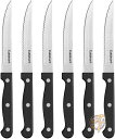 【 先着55名! 2日間限定ゾロ目555円クーポン】クイジナート ステーキナイフセット 6ピース ブラック Cuisinart C77TR-6PSK 送料無料
