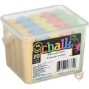 【最大2,025円OFFクーポン配布中】チョークChalk チョーク20本セット (5色) 屋外玩具 送料無料
