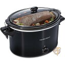 【 先着55名! 2日間限定ゾロ目555円クーポン】ハミルトンビーチ Hamilton Beach エクストララージ Stay & Goスロークッカー 蓋ロック...