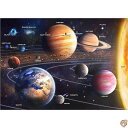 【14-15日限定!1000円クーポン20名様】A2PLAY 大人のための太陽系宇宙パズル、1000ピースのジグソー パズル&ボーナス宇宙データポスター、、プレミアム素材、70 x 50cm(27.5 19.7インチ)