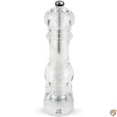 【15日限定888円クーポン】プジョー PEUGEOT ミル 塩 ソルトミル 透明 アクリル製 粗さ調節 容量75g・22cm 手動 フランス製 ナンシー 90...