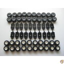 【1000円OFFクーポン10/1限定】LEGO City - Wheel, Tire and Axle Set Black, White, Light Gray, 100 Pieces Total