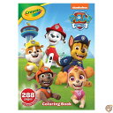 Crayola Paw Patrol Coloring Book with Stickers, Gift for Kids, 288 Pages, Ages 3...