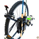 InMotion Inc. Bike Fisherman - 自転車釣りロッドホルダー 2本のロッドを固定 釣り竿をしっかりと固定して安全に自転車 簡単に固定できるロッドキャリア 自転車釣りに