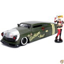 ジャダトイズ(jada toys) 1:24 DC COMICS BOMBSHELLS 1951 MECURY & HARLEY QUINN ミニカー