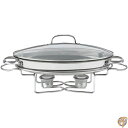 Cuisinart 7BSO-34 ステンレス 13-1/2インチ オーバルビュッフェサーバー、シルバー