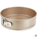 Cuisinart 9インチ シェフズクラシック ノンスティック ベイクウェア スプリングフォームパン シャンパン