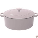 【 先着55名! 2日間限定ゾロ目555円クーポン】Cuisinart Chef's Classic ホーロー鋳鉄 7クォート ラウンドカバーキャセロール グレ...