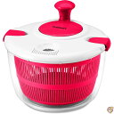 【19日20時〜!1000円クーポン20名様】Cuisinart CTG-00-SASR サラダスピナー 5クォート ホワイト/レッド