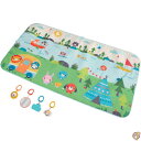 Adventures Play Long Activity Mat with Toys for Newborns and Infants, Multi, 60