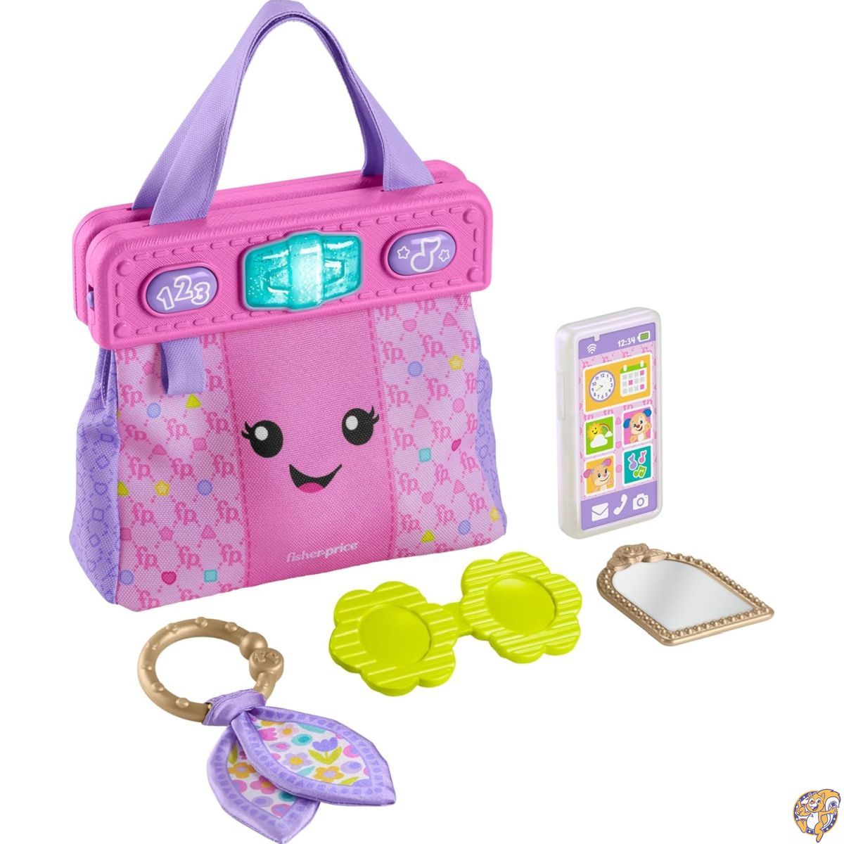 【最大2000円クーポン25日〜】Fisher-Price (フィッシャープライス) 赤ちゃん & 幼児 おもちゃ 笑い 学ぶ 行く場所 学習財布 インタラクテ...