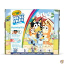Crayola (クレヨラ) Color Wonder Blueyアクティビティキット 汚れないぬりえ マーカー8本 塗り絵ページ27枚 メタリックステッカー4...