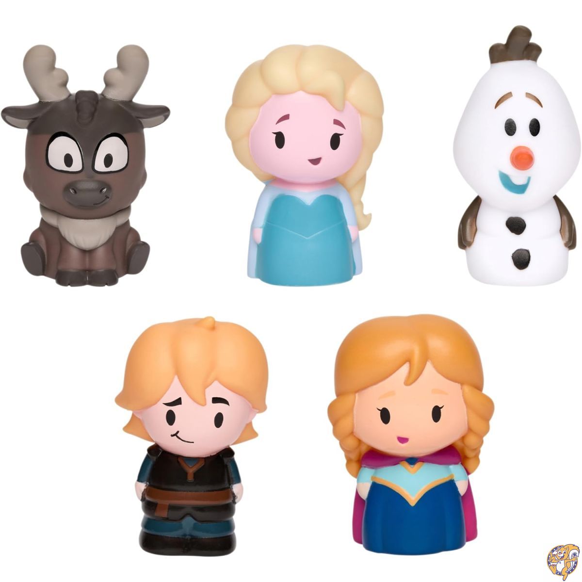 【最大2,025円OFFクーポン配布中】Disney Frozen Bath Finger Puppets, 10 Pc - Party Favors, Educational, Toys, Story Time, Beach Playtime, Stocking Stuffer