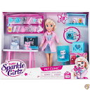 【 先着55名! 2日間限定ゾロ目555円クーポン】ZURU Sparkle Girlz ペットクリニック人形セット キラキラ獣医クリニックおもちゃ 10.5イ...