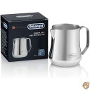 【 先着55名! 2日間限定ゾロ目555円クーポン】De'Longhi (デロンギ) ミルクジャグ ステンレス製 DLSC069 ミルクピッチャー 手動スチーム...