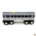 【19日20時〜!1000円クーポン20名様】Munipals NYC Subway N Car Toy Train Wooden Railway Compat...