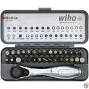 【先着50名様1000円クーポン】Wiha 74984 32ピース GoBox 標準ビットセット ミニラチェット付き