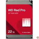 【先着50名様1000円クーポン】Western Digital (ウエスタンデジタル) 22TB WD Red Pro NAS 内蔵型 ハードドライブ HDD...