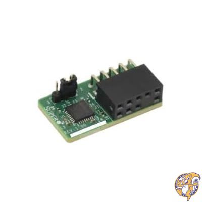 Supermicro Aom-TPM-9670V-S TPM モジュール (垂直)。