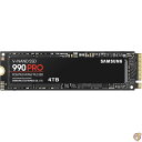 【10日26時間1000円クーポン20名様】SAMSUNG 990 PRO SSD 4TB PCIe 4.0 M.2 2280 内蔵ソリッドステートハードドライ...
