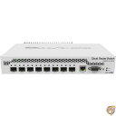 【1000円クーポン25日6時間限定!10名様】Mikrotik ネットワークスイッチ CRS309-1G-8S+IN デスクトップスイッチ 1ポートギガビットイーサネットと8ポートSFP+ 10Gbps。