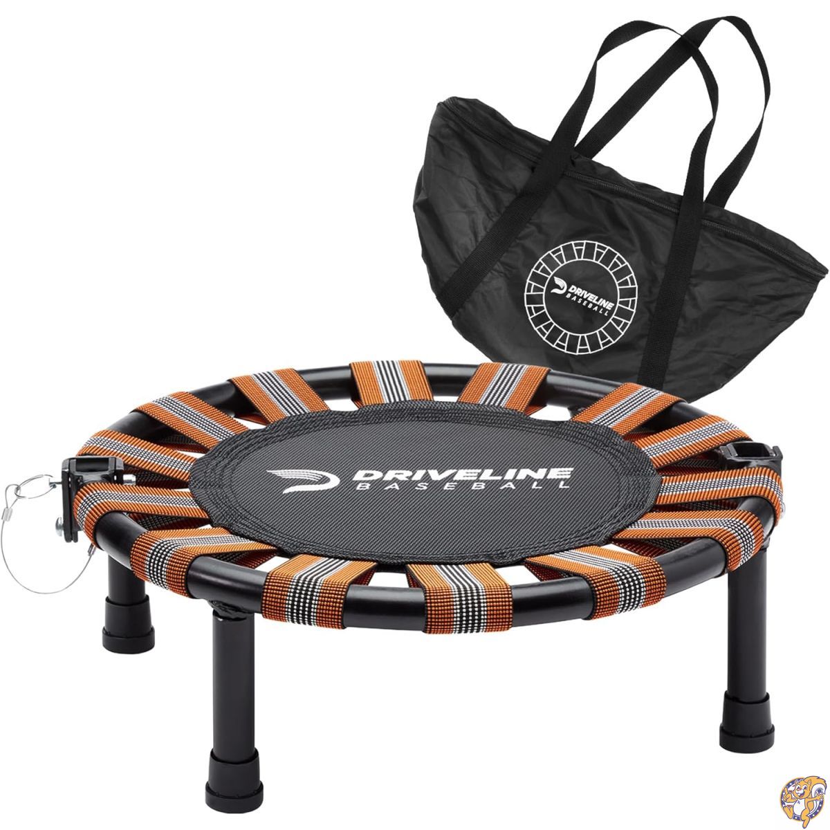 【3/15ー3/20まで！最大2000円クーポン】Driveline リカバリー ミニトランポリン 18インチ ポータブル 折りたたみ式トランポリン キャリーケース付き
