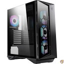 【4/30日限定★円高還元!!510円クーポン】MSI MPG GUNGNIR 110R - プレミアムミッドタワーゲーミングPCケース 強化ガラス製サイドパネル ARGB 120mmファン4個 最大360mmのラジエーターまでの液体冷却サポート ツートーンデザイン(2)
