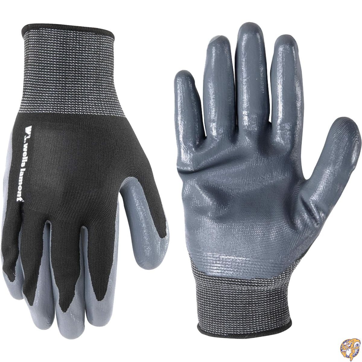 【クーポン配信中】Wells Lamont546LNitrile Fine Gauge Knit Coated Glove-LRG NITRILE KNIT G...
