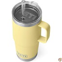 YETI Rambler 25 oz Straw Mug, Vacuum Insulated, Stainless Steel, Daybreak Yellow
