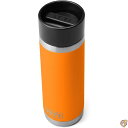 【30日限定500OFFクーポン配信】YETI (イエティ) Rambler 18オンスボトル ステンレススチール 真空断熱 ホットショットキャップ付き キング...