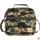 Carhartt (カーハート) 12缶 2つのコンパートメント ランチボックス | 丈夫で完全断熱ランチバッグ 男女兼用 ダックブラインドケース 大きなランチ...