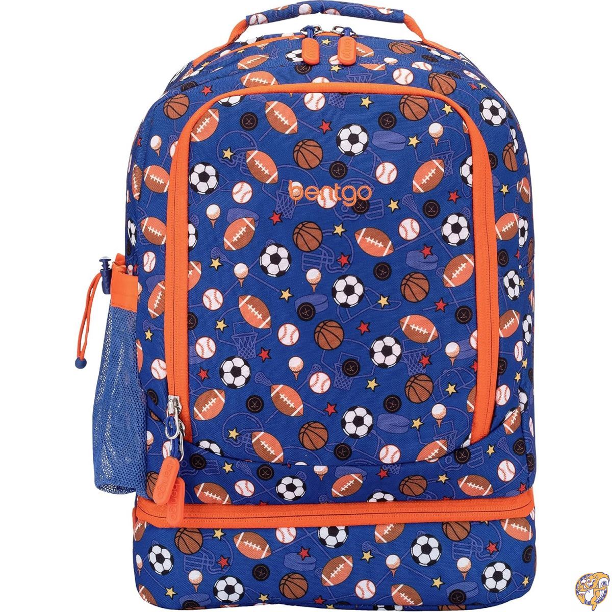 Bentgo Kids 2-in-1 Backpack & Insulated Lunch Bag (Sports)