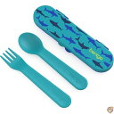 【 先着55名! 2日間限定ゾロ目555円クーポン】Bentgo Kids Utensil Set - Reusable Plastic Fork, Spoon...