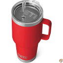 【 先着55名! 2日間限定ゾロ目555円クーポン】YETI Rambler 35 oz Straw Mug, Vacuum Insulated, Stainl...