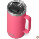 【 先着55名! 2日間限定ゾロ目555円クーポン】YETI Rambler 24 oz Mug, Vacuum Insulated, Stainless St...